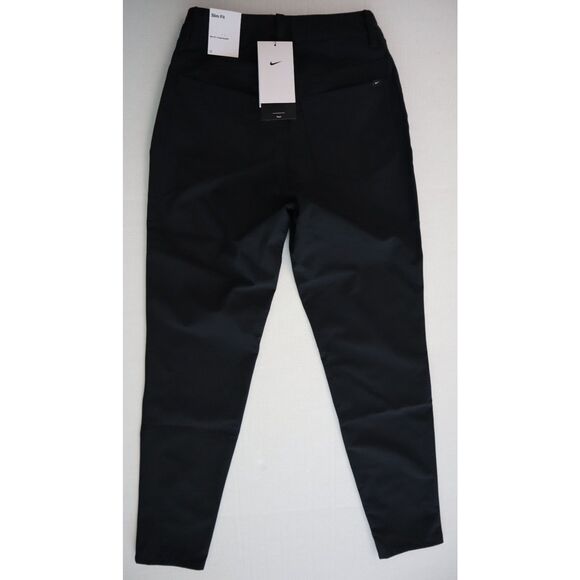 Nike Tour Repel DX6086-010 Women's Sz 0 Black Slim-Fit Golf Pants - Picture 2 of 12
